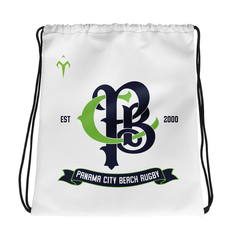 Panama City Beach Rugby Drawstring bag