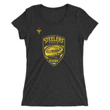 Provo Steelers Youth Rugby Bella + Canvas 8413 Ladies' Triblend Short Sleeve T-Shirt with Tear Away Label