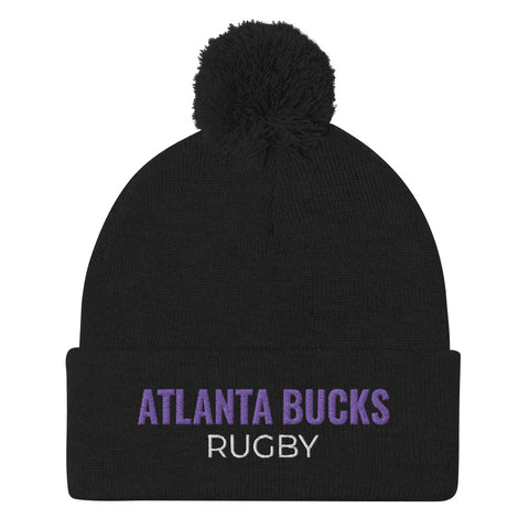 Atlanta Bucks Rugby Pom-Pom Beanie