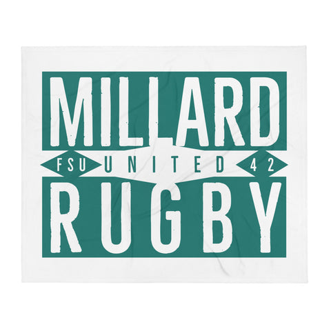 Millard United Rugby Throw Blanket