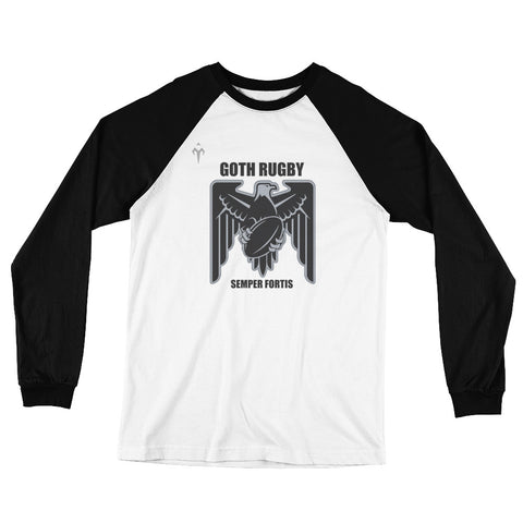 Goth Rugby Long Sleeve Baseball T-Shirt