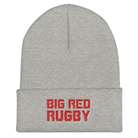 Big Red Rugby Cuffed Beanie