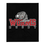 Westerville Worms Rugby Throw Blanket