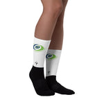 Bayou Hurricanes Black foot socks