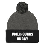 Wolfhounds Rugby Pom Pom Knit Cap