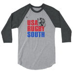 USA Rugby South 3/4 sleeve raglan shirt