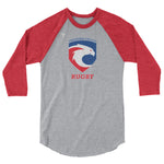 Freeborn Eagles Rugby 3/4 sleeve raglan shirt