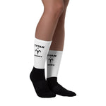 Tytan Rugby Black foot socks