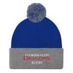 Florida Elite Dragons Pom Pom Knit Cap