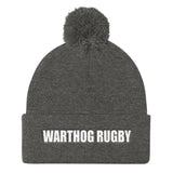Geneseo Warthog Rugby Pom Pom Knit Cap