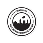 Cleveland Iron Maidens Rugby Bubble-free stickers