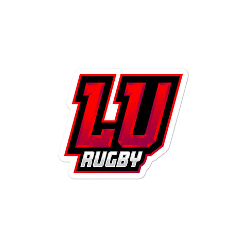 LU Rugby Bubble-free stickers
