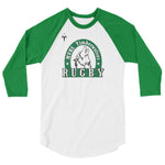 MVHS Timberwolves Rugby 3/4 sleeve raglan shirt