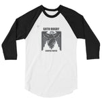 Goth Rugby 3/4 sleeve raglan shirt