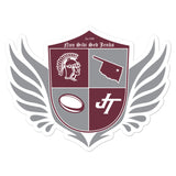 Jenks Trojans Rugby Bubble-free stickers