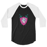 Majestic Unicorns Rugby 3/4 sleeve raglan shirt