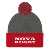 NOVA Rugby Pom Pom Knit Cap