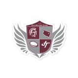 Jenks Trojans Rugby Bubble-free stickers