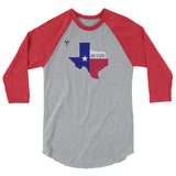 Texas Rugby 3/4 sleeve raglan shirt