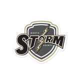 North County Storm Rugby Bubble-free stickers