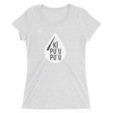 Kipu'upu'u Women's Rugby Bella + Canvas 8413 Ladies' Triblend Short Sleeve T-Shirt with Tear Away Label