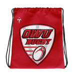 OWU Rugby Red Drawstring bag