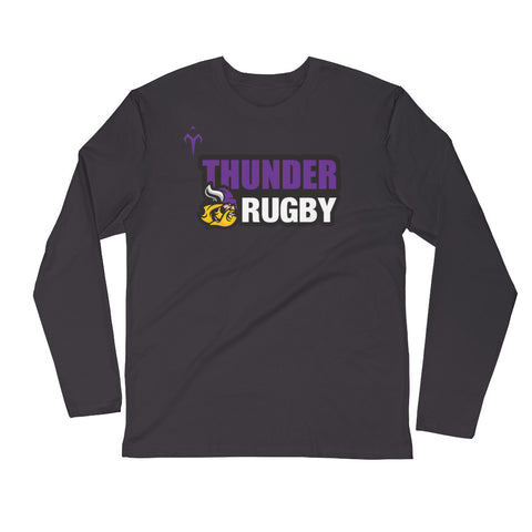 Thunder Rugby Long Sleeve Fitted Crew