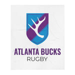 Atlanta Bucks Rugby Throw Blanket