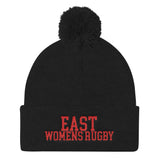 East Women's Rugby Pom Pom Knit Cap