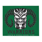 Warrior Rugby Throw Blanket
