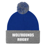 Wolfhounds Rugby Pom Pom Knit Cap