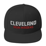 Cleveland Iron Maidens Rugby Snapback Hat