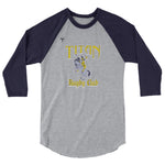 Titan Rugby Club 3/4 sleeve raglan shirt