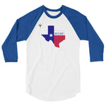Texas Rugby 3/4 sleeve raglan shirt