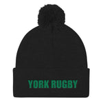York Rugby Pom Pom Knit Cap