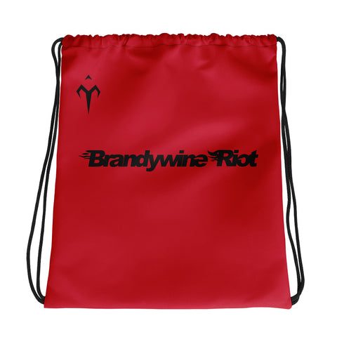 Brandywine Riot Rugby Red Drawstring bag