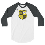 Council Bluffs Rugby 3/4 sleeve raglan shirt