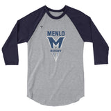 Menlo Rugby 3/4 sleeve raglan shirt