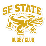 San Francisco State University Rugby Bubble-free stickers
