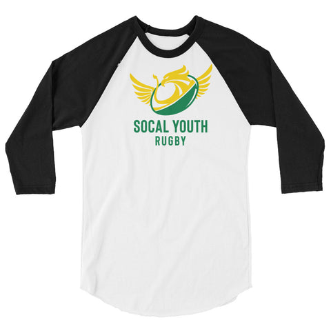 SoCal Youth Rugby 3/4 sleeve raglan shirt