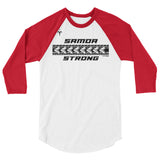 Samoa Strong 3/4 sleeve raglan shirt