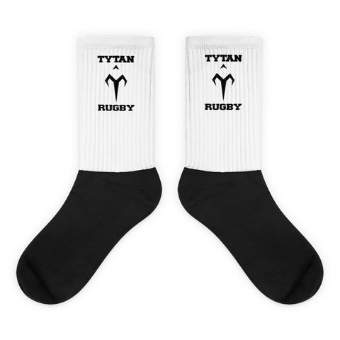 Tytan Rugby Black foot socks
