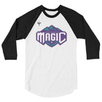 Rocky Mountain Magic Rugby 3/4 sleeve raglan shirt
