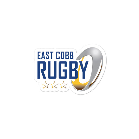 East Cobb Rugby Club Bubble-free stickers