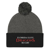 Florida Elite Dragons Pom Pom Knit Cap