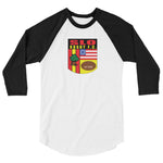 SLO Rugby 3/4 sleeve raglan shirt