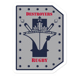 Destroyers Rugby Bubble-free stickers