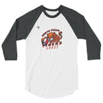 North Texas Tigers Rugby 3/4 sleeve raglan shirt