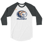 Mustangs Rugby 3/4 sleeve raglan shirt