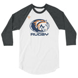 Mustangs Rugby 3/4 sleeve raglan shirt